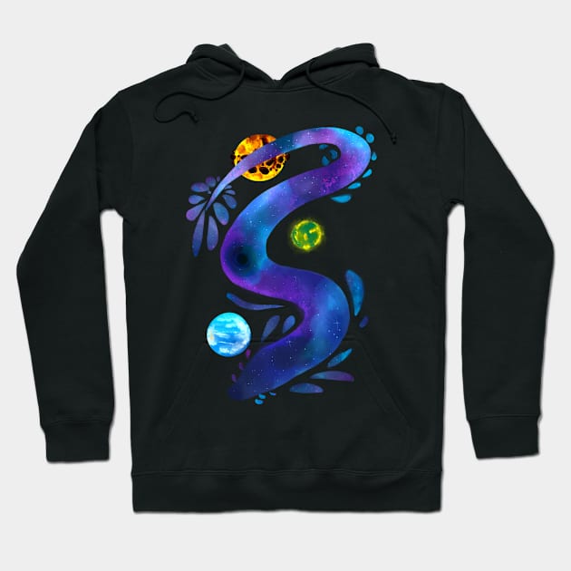 Space Dragon Hoodie by Rivertime